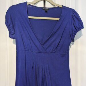 Royal Blue Banana Republic Petite Shirt